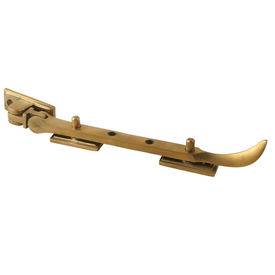 Wave window stay 250mm bronze