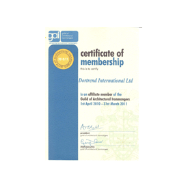 Membership certificate